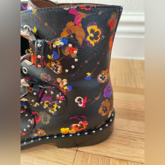 Givenchy Floral Ankle Buckle Boot Size 38.5 - Picture 11 of 11